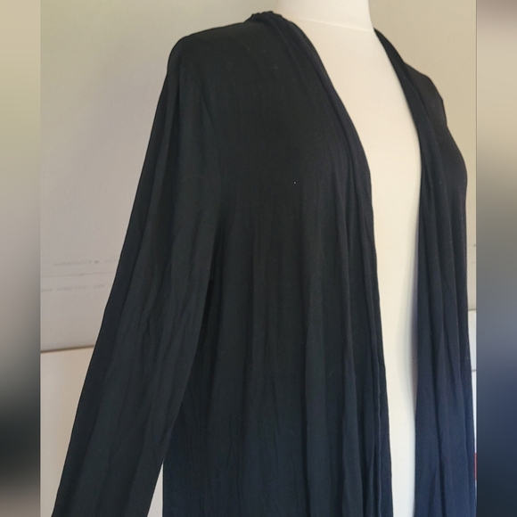 IN'VOLAND Long Black Cardigan | Womens XL - Picture 4 of 7